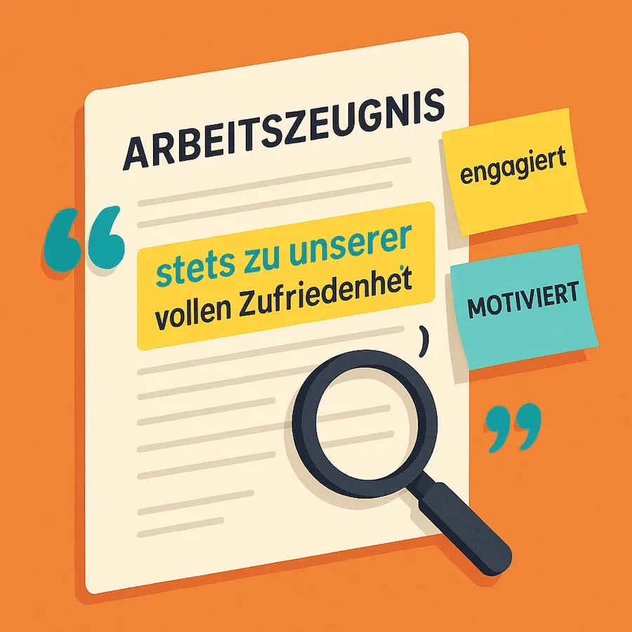 Formulierungen im Arbeitszeugnis