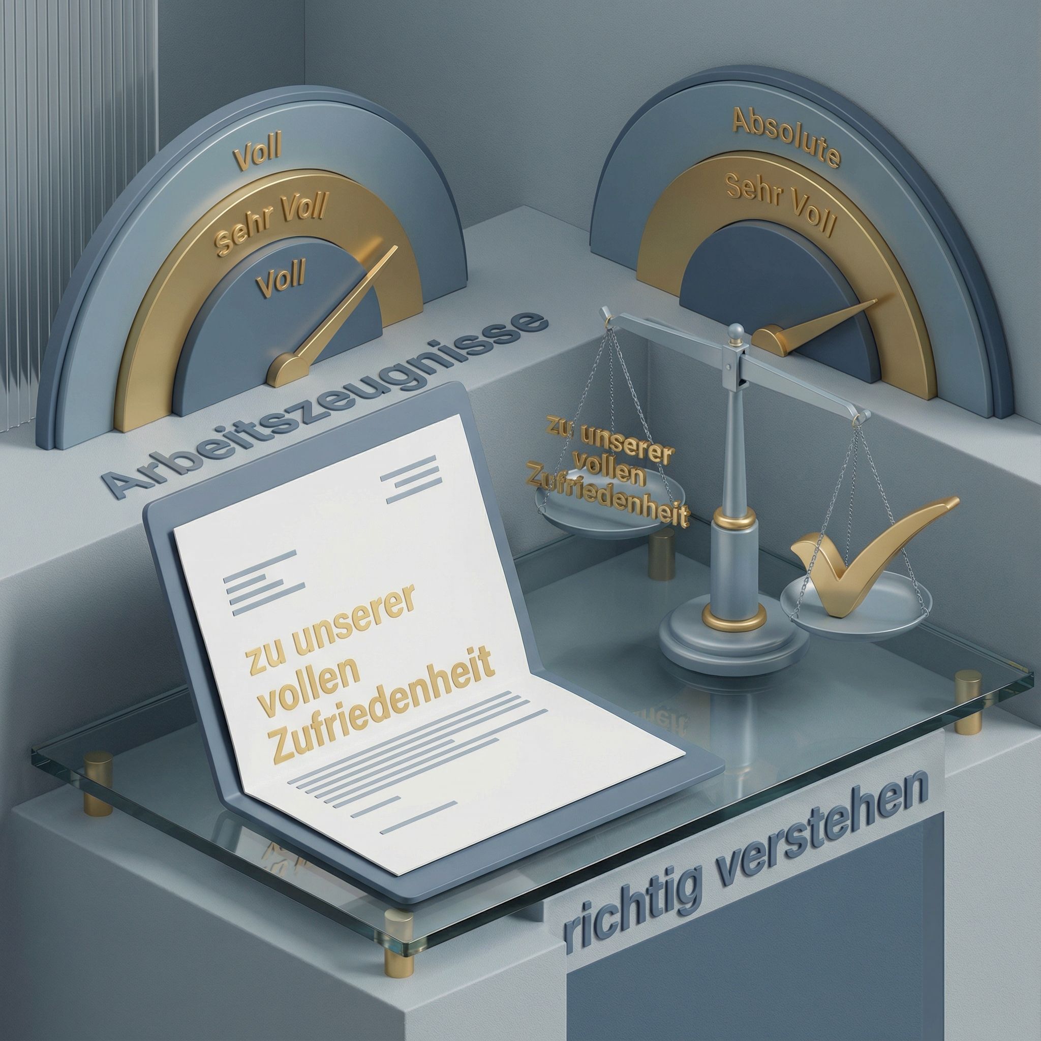 Arbeitszeugnisse: vollen Zufriedenheit richtig deuten