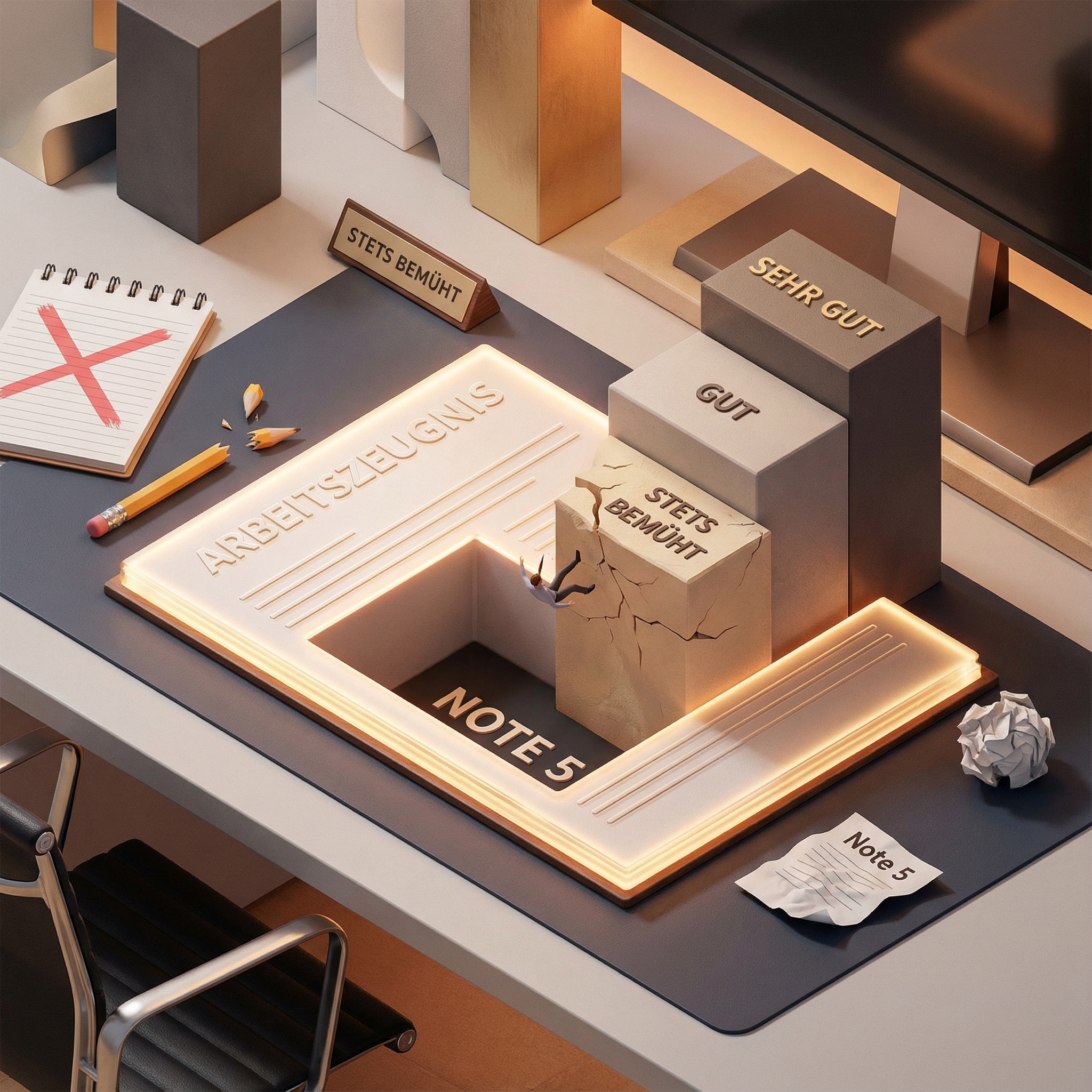 „Stets bemüht“ im Arbeitszeugnis – welche Note ist das?